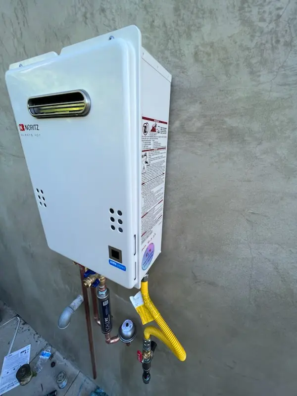 Tankless water heater installation for Martinsville homes